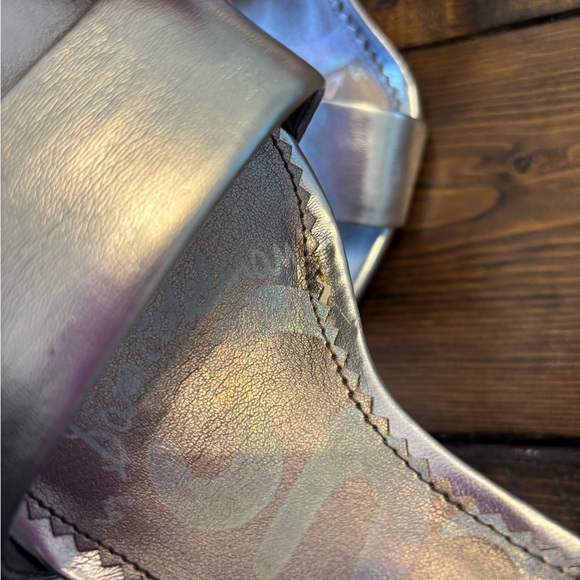 Circus by Sam Edelman Silver Women's Chunky Heels Size 8.5 - Picture 4 of 16